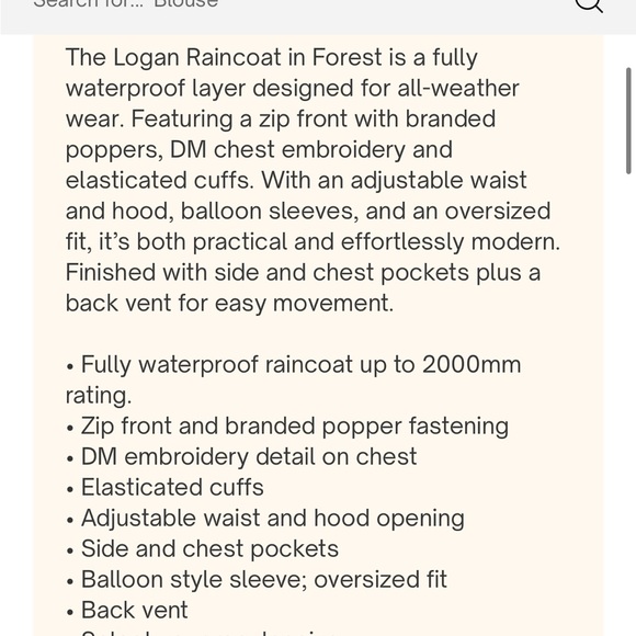 Damson Madder Logan Raincoat - Picture 7 of 7